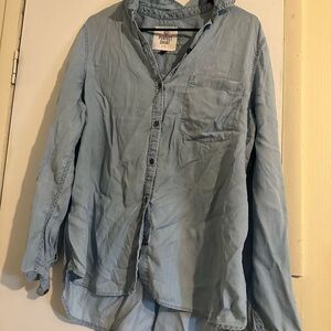 Light Blue Casual Jacket